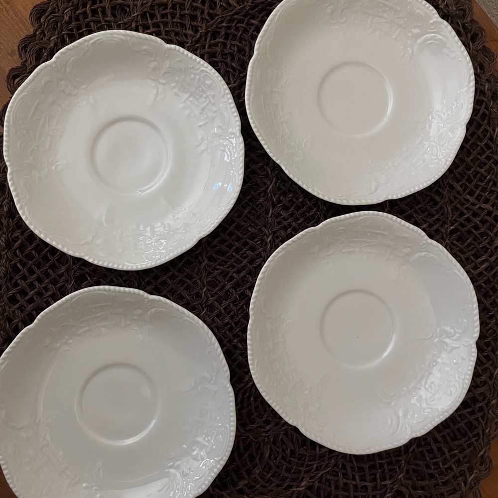 Elegant Rosenthal Sanssouci White Porcelain Plates